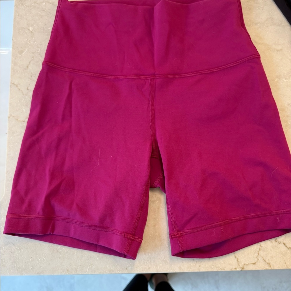 lululemon athletica Magenta Bike Shorts